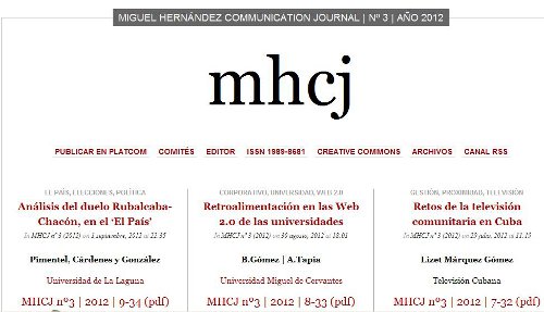 Portada de la revista