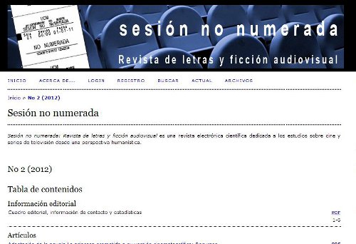 Portada de la revista