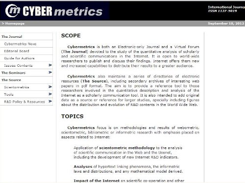 Portada de la revista