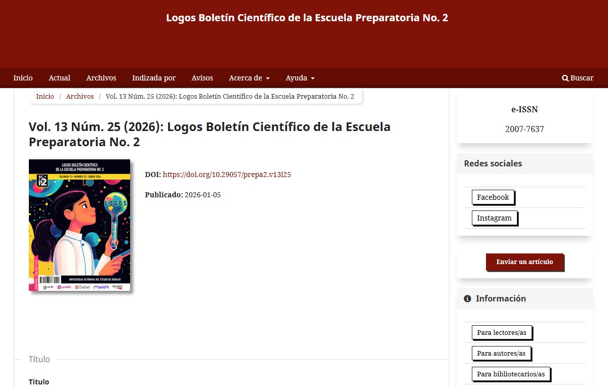 Portada de la revista