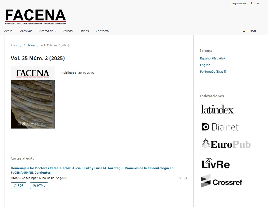 Portada de la revista